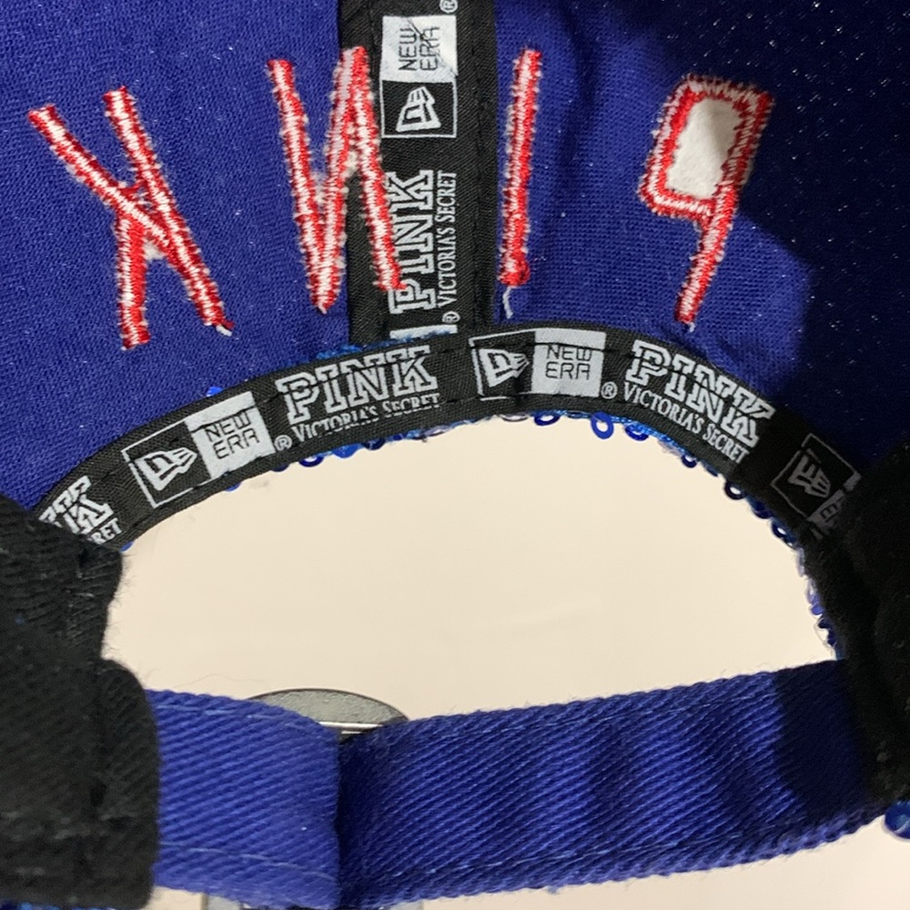 Texas Rangers Victoria’s Secret PINK Sequin Sequence Bling Sparkle Baseball hat - Picture 13 of 13